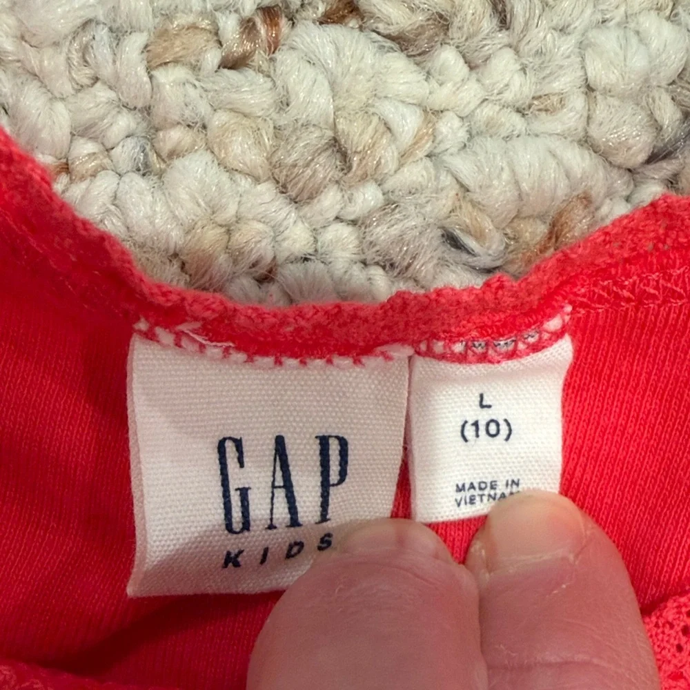 Gap Kids Red Sleeveless Size Large/10